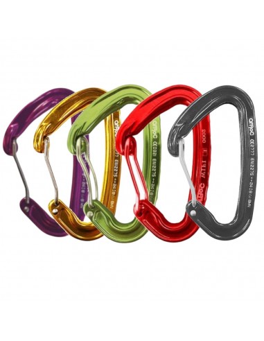 Pack 5 Wifi Colores - Mosquetón ultraligero gatillo alambre - Qi\'Roc