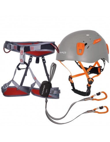 Canal del Grau - Pack ferrata arnés, casco y disipador - Ocun / Rock Empire / Edelrid