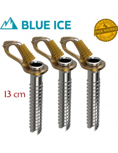 Pack 3 Aero Ice Screw (Yellow) 13 cm-...