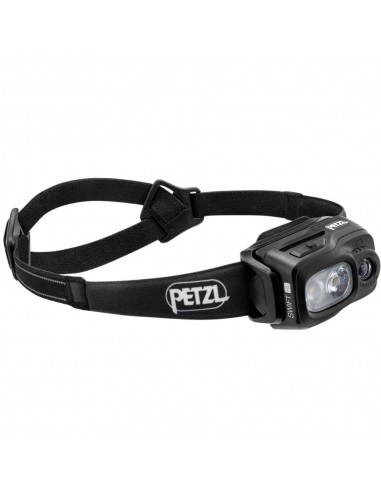 Swift RL Black (1100 lumens) - Linterna frontal compacta, ultrapotente y recargable - Petzl