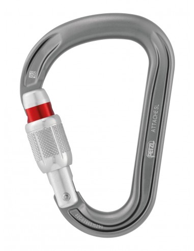 Attache (Gray) - Mosqueton HMS Rosca - Petzl
