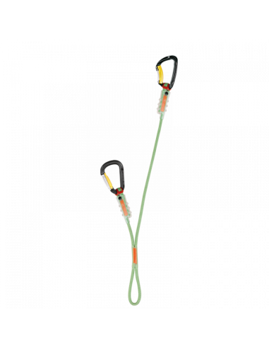 Dynadoubleclip 40-75 cm - elemento de amarre de doble cuerda dinamica  con extremos cosidos - Beal