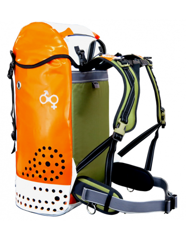 Chichín 40+2 Naranja-Blanco - Mochila Barrancos - Rodcle