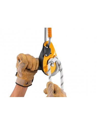 I\'D EVAC de Petzl (Jaune) - Descendeur autofreinant avec fonction antipanique pour évacuations