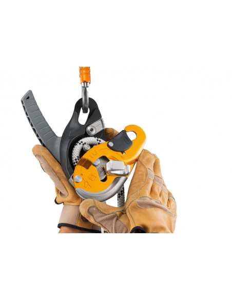 I\'D EVAC de Petzl (Jaune) - Descendeur autofreinant avec fonction antipanique pour évacuations