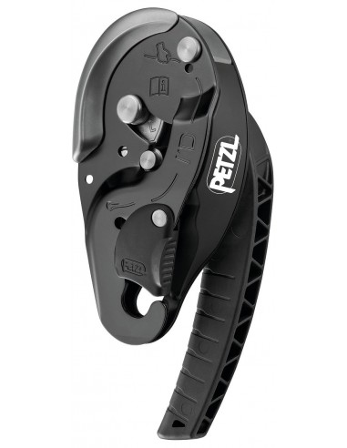 I\'D L de Petzl (Rouge) - Descendeur autofreinant avec fonction antipanique adapté au secours