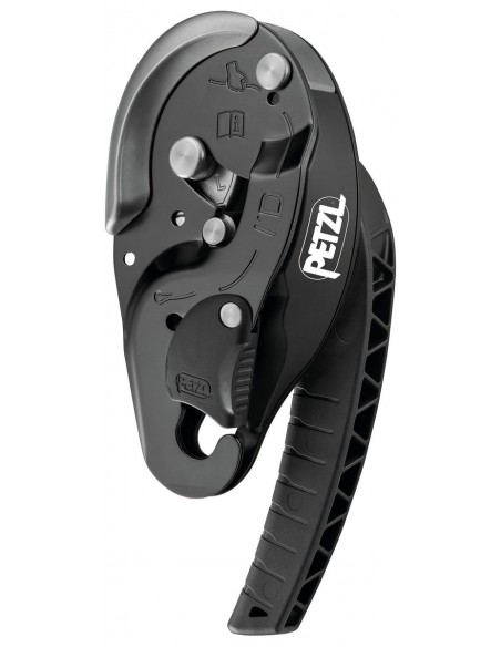 I\'D L de Petzl (Rouge) - Descendeur autofreinant avec fonction antipanique adapté au secours