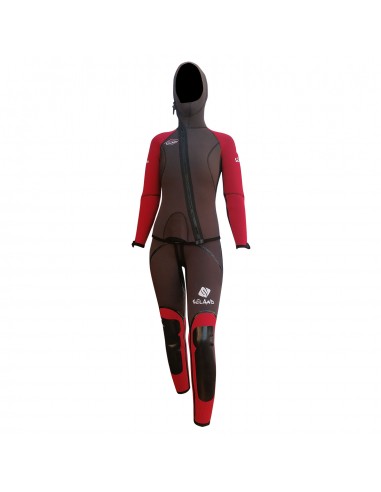 Mulhacen Clasico ( Bordeaux/Noir ) - Combinaison néoprène femme - Seland