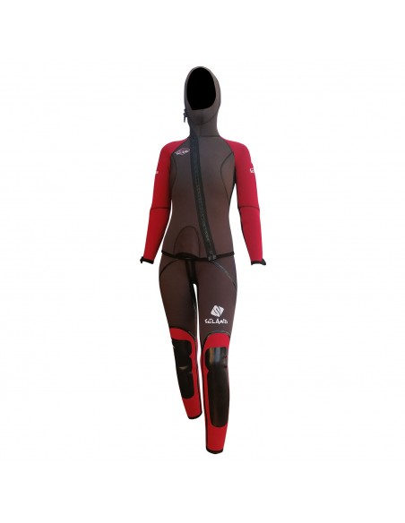 Mulhacen Clasico ( Bordeaux/Noir ) - Combinaison néoprène femme - Seland