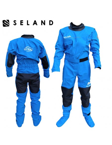Combinaison sèche Bleue - Combinaison sèche pour canyoning - Seland