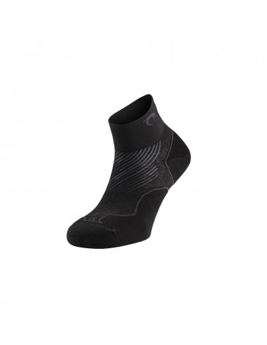 Distance Three (Black) - Chaussettes running avec BMax Cool - Lurbel