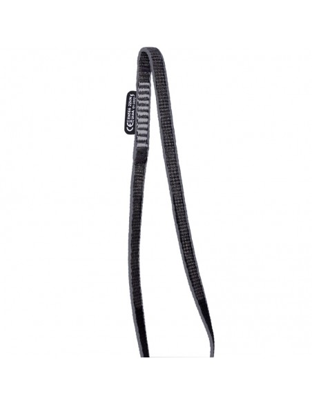 Pack 3 anneaux Fosca 10mm x 125cm (Black/Grey) - Anneau sangle dyneema - Fixe