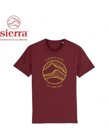 T-shirt Man Conscious (Burgundy) - T-shirt manches courtes - Sierra