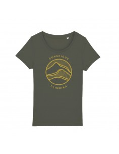 T-shirt Woman Conscious (Khaki) - T-shirt manches courtes - Sierra 2