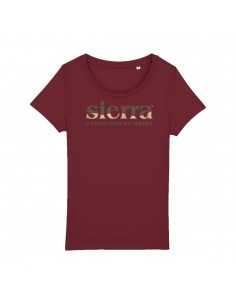 T-shirt Woman Sierra (Burgundy) - T-shirt manches courtes - Sierra