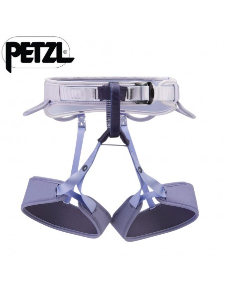 Corax LT Women (Lilac-White) - Baudrier d’escalade femme polyvalent - Petzl