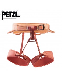 Corax LT Women (Coral-Sand) - Baudrier d’escalade femme polyvalent - Petzl