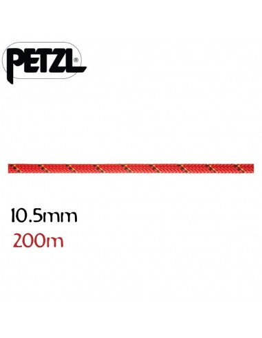 Parallel 10,5 mm rouge 200 m - corde semi-statique - Petzl