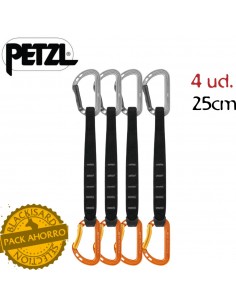 Pack 4 Spirit Express 25 cm - Ceinture express pour l'escalade sportive - Petzl 2