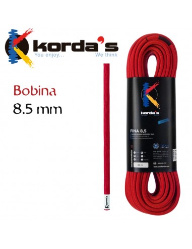 Fine 8,5 mm Barrancos (bobine 100 m) - Corde semi-statique type B - Korda's