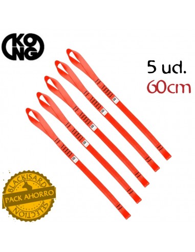 Pack 5 Aro adventure Evo 60 cm (Rojo) - Anneau d'ancrage simple - Kong