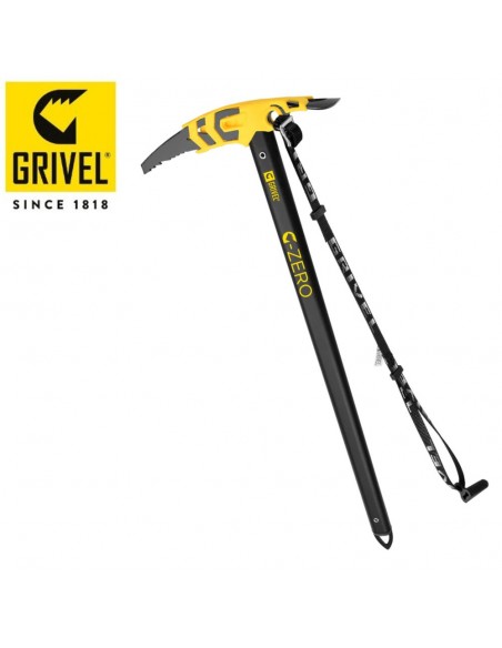 G Zero Negro - Piolet classique pour randonnée glaciaire - Grivel