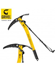 Air Tech Evo pala con Long Leash - Piolet polyvalent pour alpinisme - Grivel