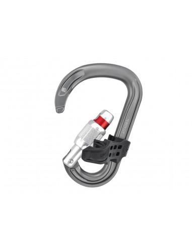 Attache Bar (Gray) - Mosqueton HMS Rosca con antigiro - Petzl