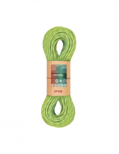 Pack cuerda foixarda 9.8mm Nature Classic (Verde) (80m) con bolsa Split (gris) - Fixe/Petzl