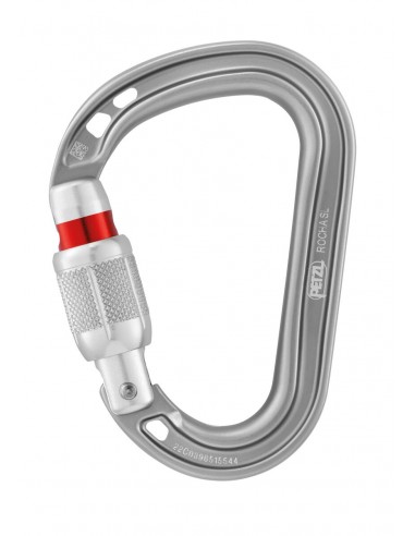 Rocha (Light Gray) - Mosqueton de Pera ultracompacto a Rosca - Petzl