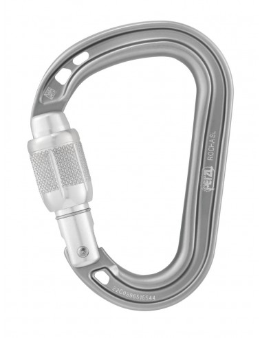 Rocha (Light Gray) - Mosqueton de Pera ultracompacto a Rosca - Petzl
