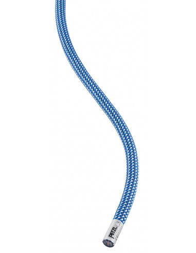 Contact Wall 9.8 mm (30m) (Azul) - Cuerda simple ligera para escalada en rocodromo - Petzl