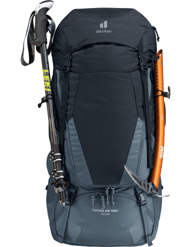 Futura Air Trek 50 + 10 (Noir - Graphite) - sac à dos de randonnée - Deuter