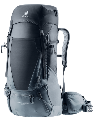 Futura Air Trek 50 + 10 (Noir - Graphite) - sac à dos de randonnée - Deuter