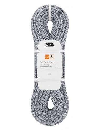 Volta 9,2mm 80m (Gris) - Cuerda triple homologacion para escalada alto nivel y alpinismo - Petzl