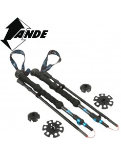 New Maloja - Bastones de trekking plegables de carbono - Ande