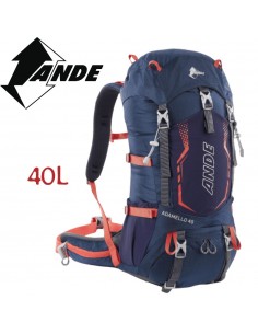 Adamello 40L (Blu/Arancio) - Mochila de trekking - Ande