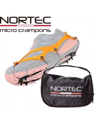 Trail 2.4 (Orange) - Micro-crampones de running y trail running-Nortec