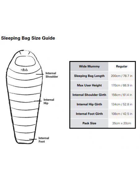 Ascent 500 Wmns- Saco de dormir de plumas de 2 estaciones - Rab