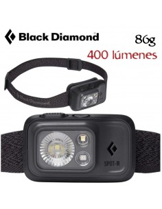 Spot 400-R (Graphite) - Luz frontal recargable 400 lm - Black Diamond