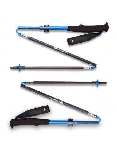 Distance carbon FLZ poles (par) - Bastones ultraligeros regulables y plegables - Black Diamond