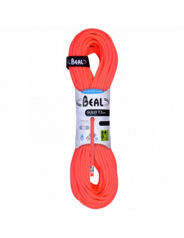 Gully 7,3mm 70m (Naranja) Golden dry Unicore - Cuerda ultraligera para hielo y glaciares - Beal
