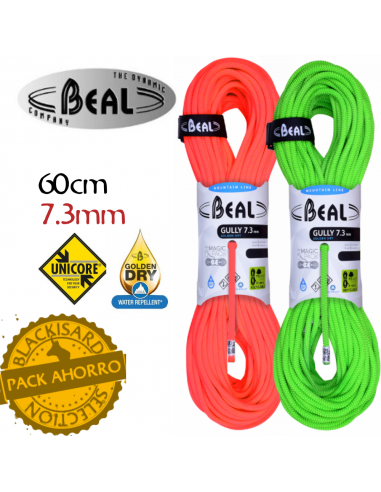 Pack 2 Gully 7,3mm 60m...