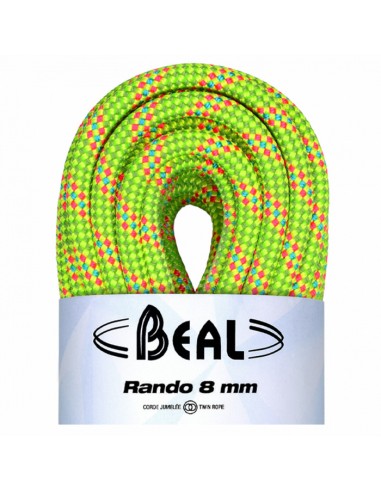 Rando Golden Dry 8mm (48m) (Verde) - Cuerda alpinismo - Beal