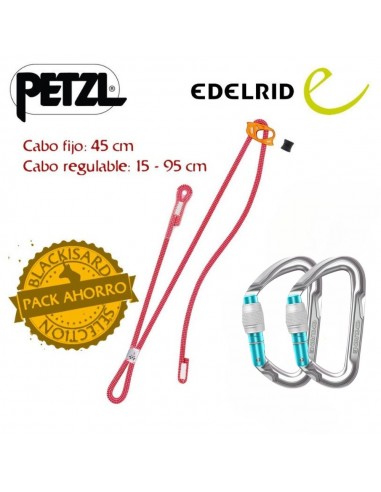 Pack doble cabo de anclaje regulable...