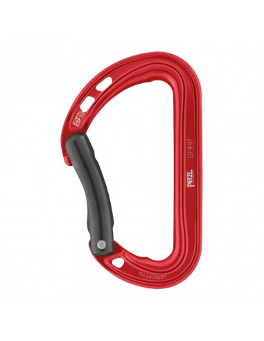 Spirit Curvo (Rojo) - Mosquetón gatillo curvo - Petzl