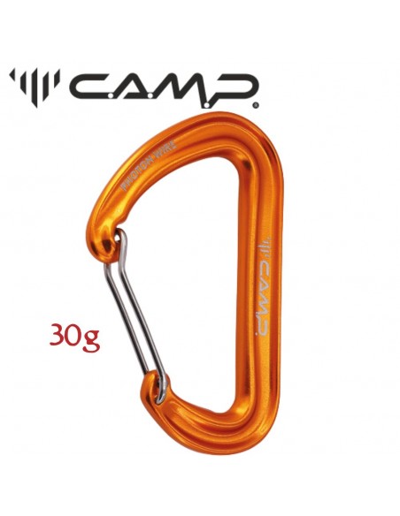 Photon Wire (Arancione) - Mosqueton gatillo alambre gran apertura (Naranja) - Camp