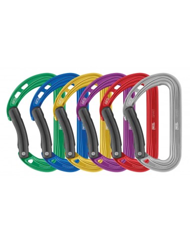 Pack de 6 mosquetones Spirit curvo - Petzl