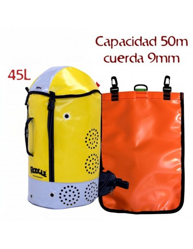 Pack Consusa 45L + bolsa cuerda socorro - Mochila de barrancos y bolsa - Rodcle