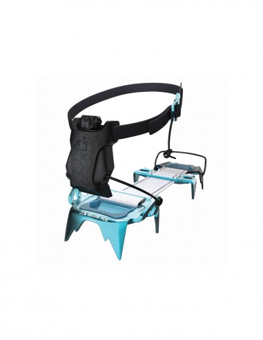 Pack Harfang (blue) + Falk - Crampones y piolet ligeros - Blue Ice
